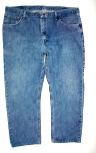 Wrangler Herren Straight Fit Mid-Rise 100% Baumwolle Blau Denim Jeans Größe 40 x 27 - Bild 1 von 14
