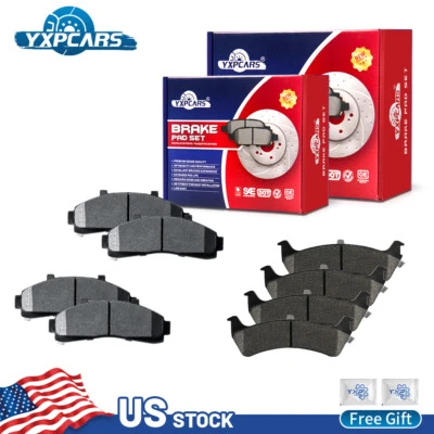For Ford Explorer Ranger Mercury Mountaineer Front & Rear Ceramic Brake Pads - Image 1 of 4
