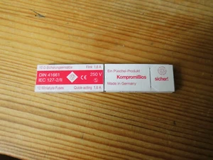 90 Feinsicherungen Glassicherung flink 5x20mm 1,6 A - Bild 1 von 1