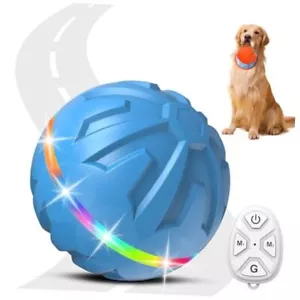 Interactive Dog Toys Ball, Active Rolling Ball with Remote Control Blue-Style-1 - Picture 1 of 7