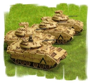 Painted! - US M2 Bradley Platoon (4 vehicles) 15mm WW3  Team Yankee - Picture 1 of 2