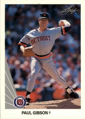 1990 Leaf Paul Gibson #298 - Image 1 of 2