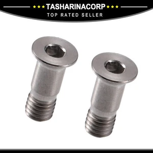 Universal Piece of 2 M5x14.2mm Bike Rear Derailleur Wheel Bolts Screw Silver - Picture 1 of 6