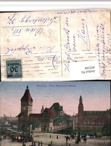 492348,Hamburg Wandrahms-Brücke Straßenbahn - Picture 1 of 1
