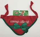 Mommy's Little Gift Re-Gifted Reversible Christmas Dog Bandana Scarf Size S/M