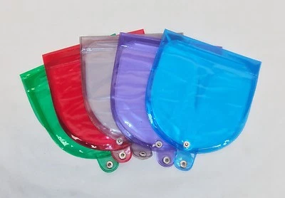 Кошельки для компакт-дисков/DVD/игр ~ система хранения с цветной кодировкой упаковка 5 шт. ~ вмещают до 60 дисков - Изображение 1 из 4