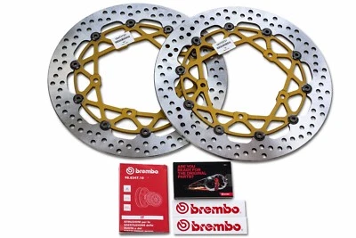 Discos de freno delanteros Yamaha YZF R6 2005-16 320 mm Brembo HPK SuperSport - 208973721 Foto 1 de 3