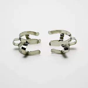 34#, Metall Stahl Clip, Keck Klemme, für 34/35 Glas Erdungsgelenk, 2 Stück/Set - Bild 1 von 7