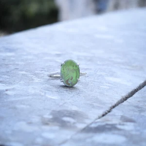 Triplet Opal Gemstone 925 Sterling Sterling Silver Handmade Ring All Size - Picture 1 of 3