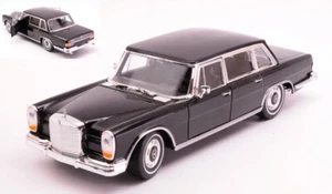 Modellino auto scala 1:24 MERCEDES 600 1963 BLACK diecast modellismo statico - Foto 1 di 1