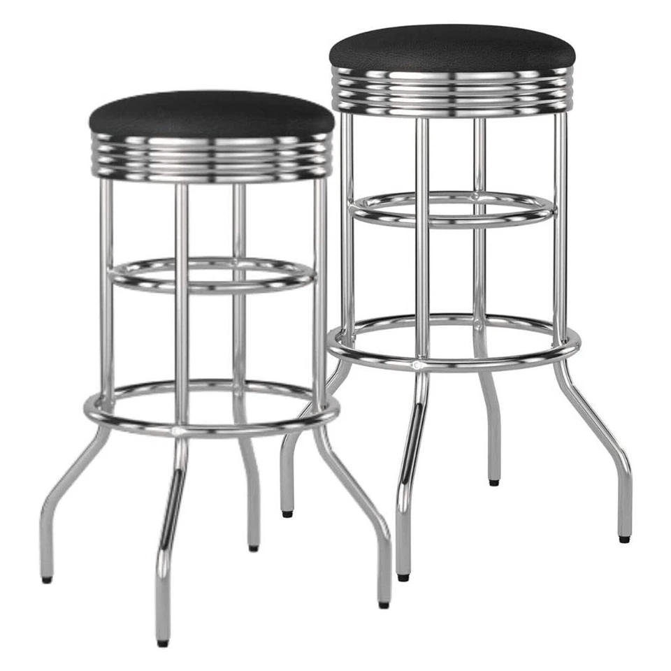 Trinity TWE-11012 Barstool - Black