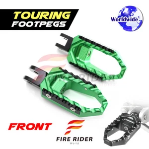 For Razor SX125 SX350 SX500 Green FRW CNC Touring Rider Footpegs - Picture 1 of 5