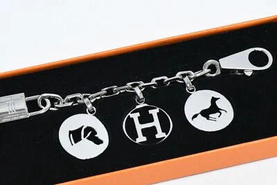 Hermes Breloque Olga Silver Charm bolso amuleto paladio berloque Cadena 048 Foto 1 de 4
