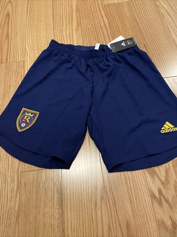 Adidas MLS Real Salt Lake Aeroready Soccer Shorts Black EH6190 NWT Sz XXL Player Cover
