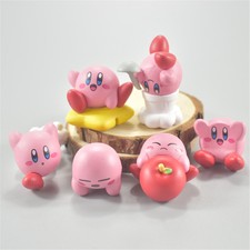 Star Kirby 's Dream Land Anime Collection 6 Pcs Cartoon Action Figure Kids Toy