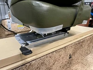 Soporte universal de montaje en asiento de barco rieles deslizantes placa pasador poste base 13" x 7-1/4 - Imagen 1 de 7