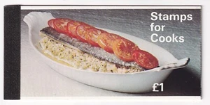 Folleto completo de estampillas para cocineros GB 1969 ZP1a ~ perforaciones promedio - Imagen 1 de 2