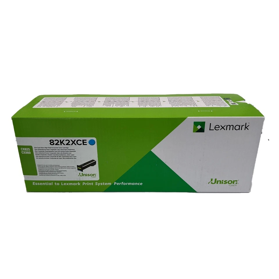 Lexmark 82K2XCE Toner cyan A-Ware NEU & OVP - Bild 1 von 1