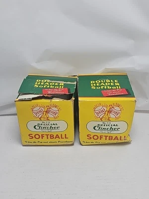 DE COLECCIÓN J DE BEER & SON DOBLE CABEZAL CUBIERTA OFICIAL SOFTBOL F12 - 2 CAJAS Foto 1 de 4