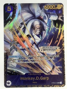 Monkey D. Garp ST06-012 EN UNA PIEZA TCG Treasure Cup Top Player-NM - Imagen 1 de 4