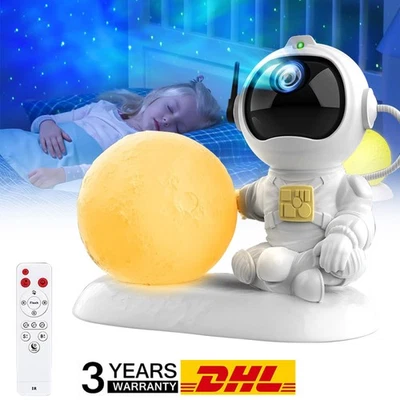 Astronaut LED Sternenhimmel Projektor Kinder Galaxy Projector Lampe Nachtlichter - Bild 1 von 4