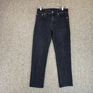 American Eagle Jeans Airflex Mens 28x28 Slim Straight Black - Picture 1 of 10