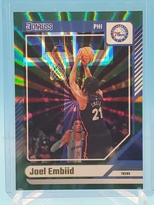 2024-25 Panini Donruss Joel Embiid #28 Holo Green Laser - Picture 1 of 2