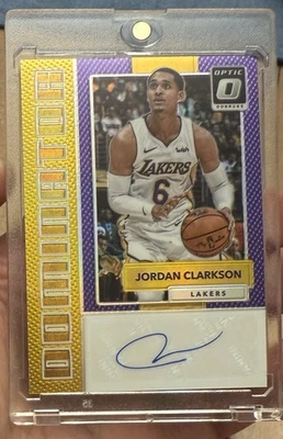 2017-18 Panini Donruss Optic Jordan Clarkson Dominator Gold Auto /10 💎 #’d 1/10 - Image 1 of 3