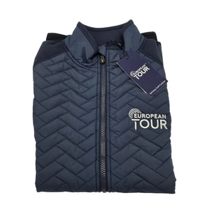 Mens European Tour Gust Gilet - Navy (Small) - Picture 1 of 3