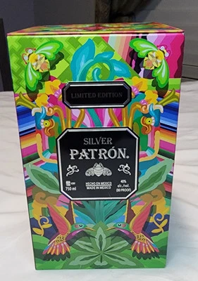 2021 Patron Tequila "Limited Edition" Collectors Tin w/Paperwork, Artist: Senkoe - Image 1 of 4