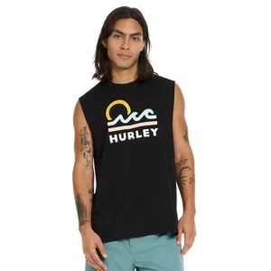 Hurley Tank Top Muscle Shirt | Men’s Size: LARGE Sleeveless Black | Official - Picture 1 of 1