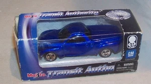 1:64 MAISTO TRANSIT AUTHORITY 2002 CHEVROLET SSR PICKUP BLUE 11001 MIB - Picture 1 of 5