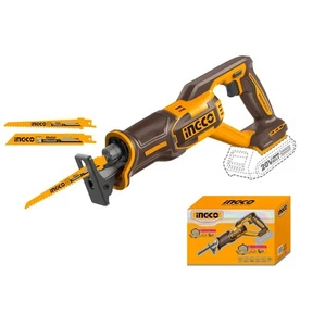 SEGA A GATTUCCIO BATTERIA LITIO 20V + DUE LAME - INGCO CRSLI2108 - Foto 1 di 1