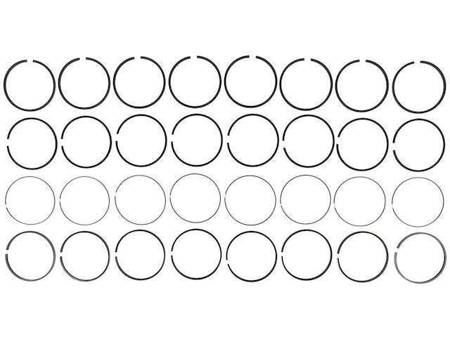 Juego de anillos de pistón Mahle 85YQJK41 para Hummer H1 2002 2003 2004 Foto 1 de 1