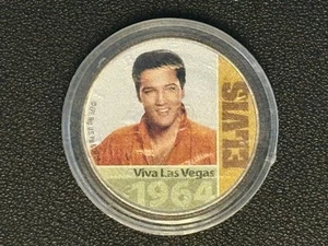 Elvis Colorized Kennedy Half Dollar Viva Las Vegas The King W/Coin Protecter - Picture 1 of 2