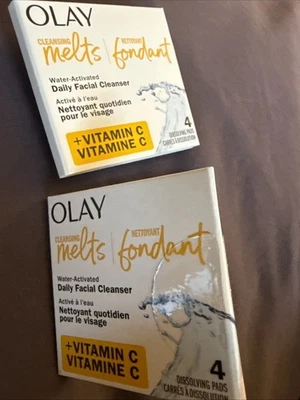 Limpiador facial activado por agua funde limpiador Olay de dos muestras vitamina C 4ct Foto 1 de 2