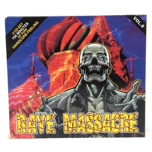Rave Massacre Volume 6 2-CD Set 1997 Hardcore Gabber Compilation Rare - Foto 1 di 4