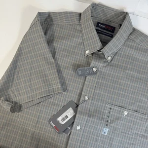 ROUNDTREE & YORKE Travel | SMART S/S Punkte Shirt Baumwolle/Polyester grau - XLarge - Bild 1 von 14