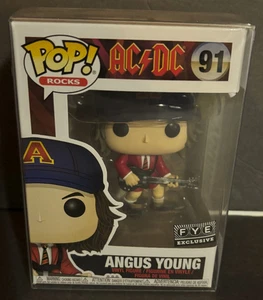 Funko Pop Angus Young #91 AC/DC F.Y.E. Exclusive Vaulted w/Protector - Picture 1 of 5