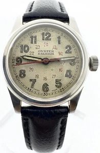 Rolex Oyster Raleigh 1942 Gents Vintage WW2 Era Watch, Dial Patina, Serviced - Picture 1 of 21