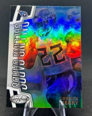 Derrick Henry 2023 NFL Panini Certified Calling Cards Insert #Call-1 Titans DC23 - Image 1 of 2