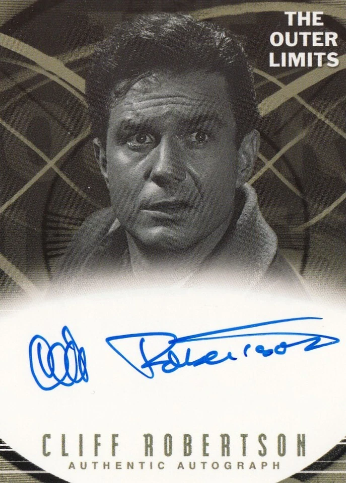 THE OUTER LIMITS PREMIERE EDITION (2002) - A11 CLIFF ROBERTSON AUTOGRAPH CARD - Image 1 of 1