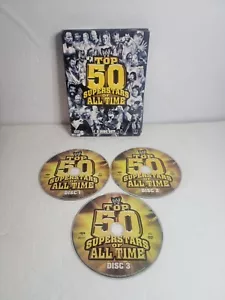 WWE: The Top 50 Superstars of All Time (DVD, 2010, 3-Disc Set) - Picture 1 of 2