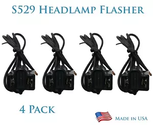 Paquete de 4 conectores de enchufe coleta faros de repuesto estándar universal S-529 - Imagen 1 de 3