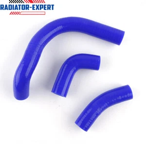 FOR SUZUKI RM125 1986-1990 SILICONE RADIATOR HIGH PERFORMANCE HOSES - Picture 1 of 10