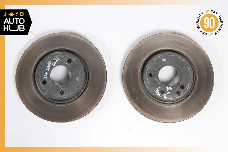 01-11 Juego de rotores de freno delanteros izquierdo y derecho Mercedes R171 SLK280 C320 FABRICANTE DE EQUIPOS ORIGINALES Foto 1 de 4