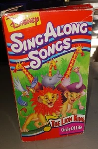 Disney Sing Along Songs The Lion King,cartoons ,used,VHS - Picture 1 of 6