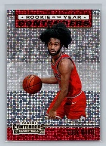 2019-20 Panini Contenders #7 Coby White Rookie of the Year Contenders - Picture 1 of 2