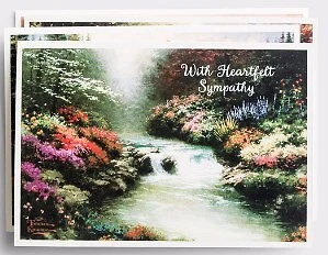 Card-Boxed-Sympathy-Thomas Kinkade (Box Of 12) - Image 1 of 1