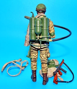 1:18 Joy Toy WWII U.S Army Airborne Flamethrower Operator Paratrooper Figure - Picture 1 of 9